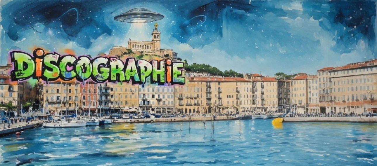 Vue de Marseille générée par IA